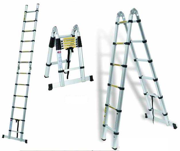 Doebie - Multifunctionele telescopische vouwladder / trap Doebie - Multifunctionele telescopische vouwladder / trap