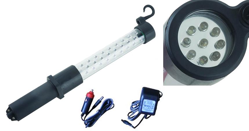 Doebie - Oplaadbare LED loop-/zaklamp (27 + 9 HI power leds)vanaf 15 en gratis