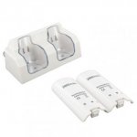 Doebie - Oplaadstation met 2x 2800 mAh batterij pack voor Wii