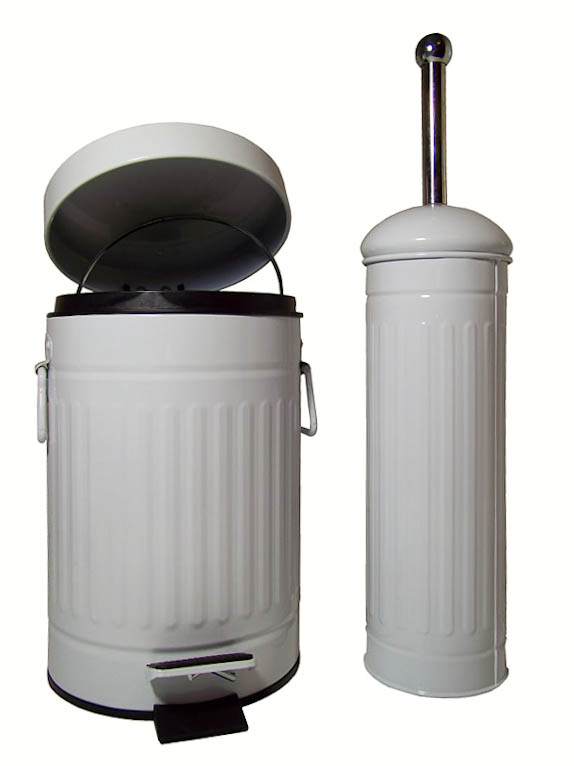 Doebie - Pedaalemmer met toiletborstelhouder Doebie - Pedaalemmer met toiletborstelhouder
