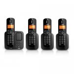 Doebie - Philips Perfect sound Draadloze telefoon met 4 handsets Doebie - Philips Perfect sound Draadloze telefoon met 4 handsets