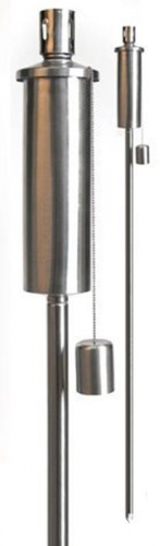 Doebie - RVS tuinfakkel 120 cm hoog set van 3 Doebie - RVS tuinfakkel 120 cm hoog set van 3