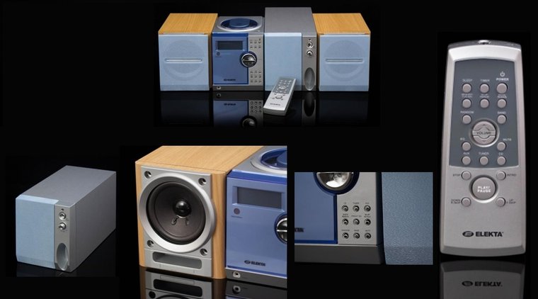 Doebie - Stereotoren met subwoofer en twee luidsprekers Doebie - Stereotoren met subwoofer en twee luidsprekers