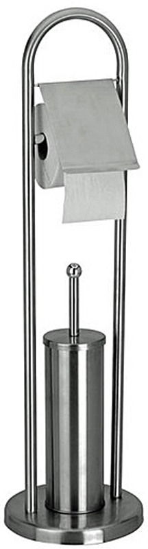 Doebie - Toiletrolhouder met toiletborstel RVS design Doebie - Toiletrolhouder met toiletborstel RVS design