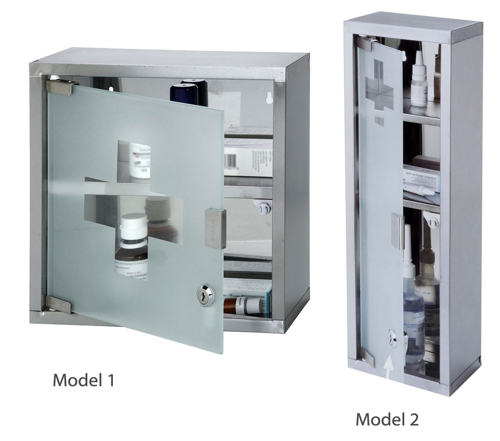 Doebie - Twee soorten degelijke medicijnkastjes RVS