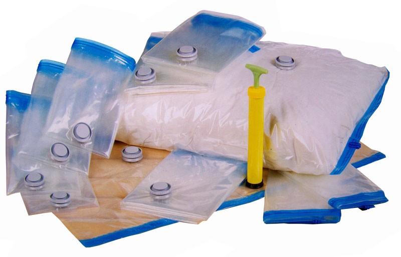 Doebie - Vacuum opbergzakken met pomp (12 dlg) vanaf €20,- Doebie - Vacuum opbergzakken met pomp (12 dlg) vanaf €20,-