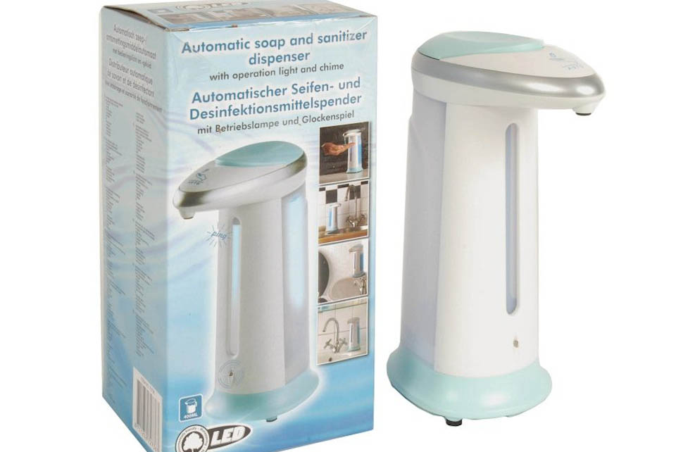 Doebie - Volautomatische navulbare zeepdispenser met LED vanaf €20,00