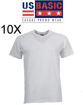 Elke dag iets leuks - 10 T-Shirts van US Basic Elke dag iets leuks - 10 T-Shirts van US Basic