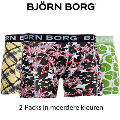 Elke dag iets leuks - 2-pack boxershorts van Bjorn Borg Elke dag iets leuks - 2-pack boxershorts van Bjorn Borg