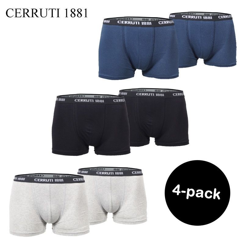Elke dag iets leuks - 4-Pack boxershorts van Cerruti 1881 Elke dag iets leuks - 4-Pack boxershorts van Cerruti 1881