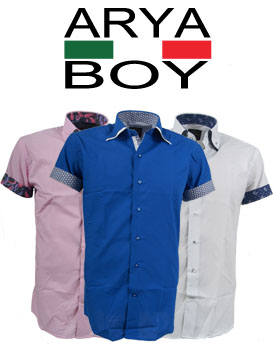 Italiaanse Overhemden Van Arya Boy Dagelijkse koopjes en internet aanbiedingen