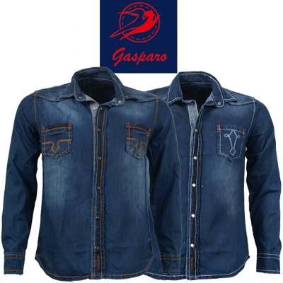 Elke dag iets leuks - Jeans hemden van Gasparo Elke dag iets leuks - Jeans hemden van Gasparo