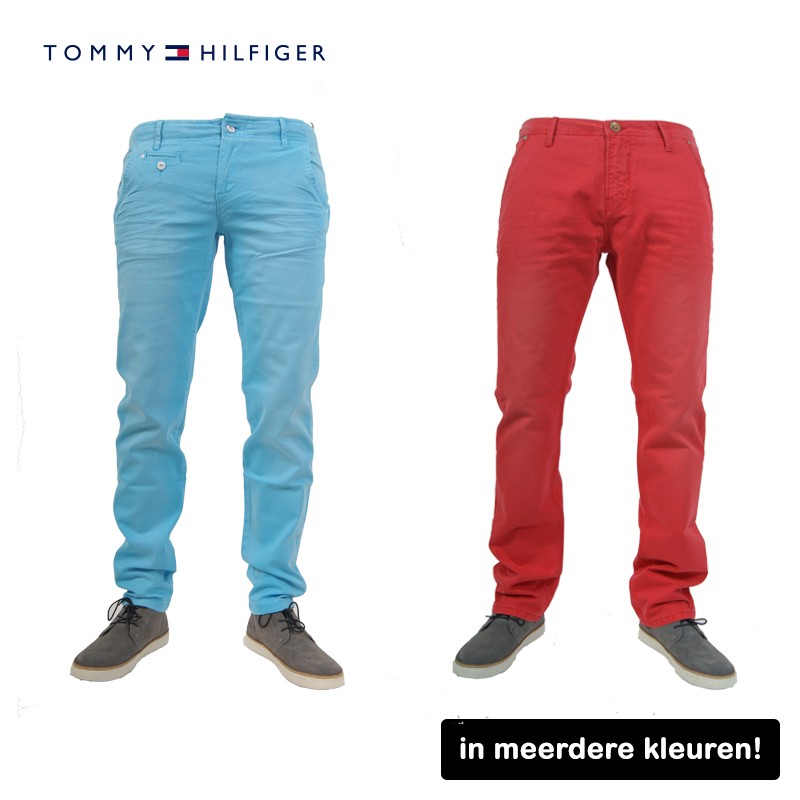 Elke dag iets leuks - Katoenen broeken van Tommy Hilfiger Elke dag iets leuks - Katoenen broeken van Tommy Hilfiger