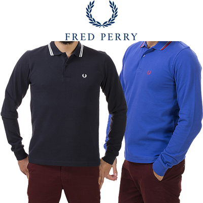 Elke dag iets leuks - Longsleeve polo's van Fred Perry Elke dag iets leuks - Longsleeve polo's van Fred Perry