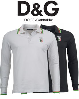 Elke dag iets leuks - Longsleeve polos van Dolce & Gabbana Elke dag iets leuks - Longsleeve polos van Dolce & Gabbana