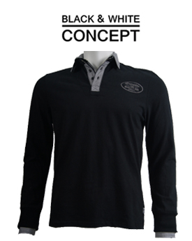 Elke dag iets leuks - Longsleeve Van Black And White Concept Elke dag iets leuks - Longsleeve Van Black And White Concept