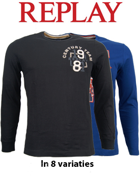 Elke dag iets leuks - Longsleeves van Replay Elke dag iets leuks - Longsleeves van Replay