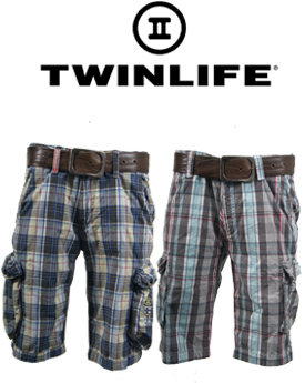 Elke dag iets leuks - Ruitshorts van Twinlife Elke dag iets leuks - Ruitshorts van Twinlife
