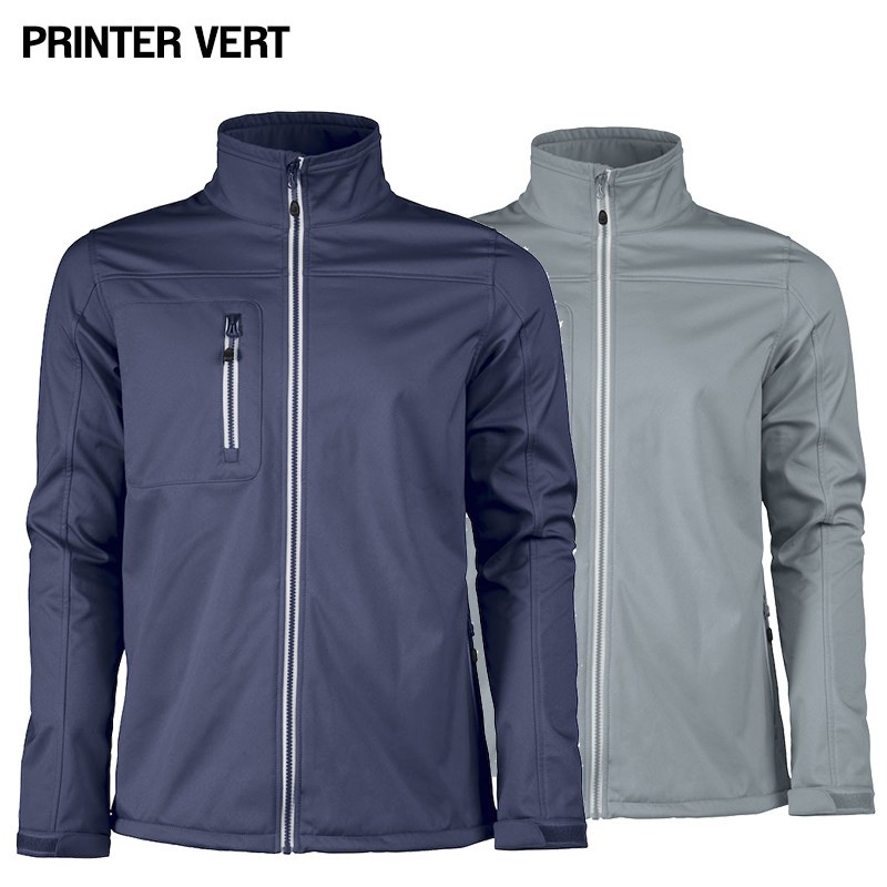 Elke dag iets leuks - Softshell Jassen van Printer Vert Heren Elke dag iets leuks - Softshell Jassen van Printer Vert Heren