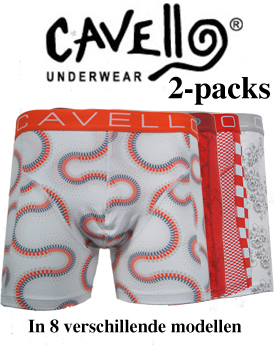 Elke dag iets leuks - Two Pack Boxershorts van Cavello Elke dag iets leuks - Two Pack Boxershorts van Cavello