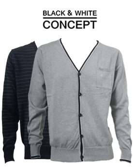 Elke dag iets leuks - Vest Met Knopen Van Black And White Concept Elke dag iets leuks - Vest Met Knopen Van Black And White Concept