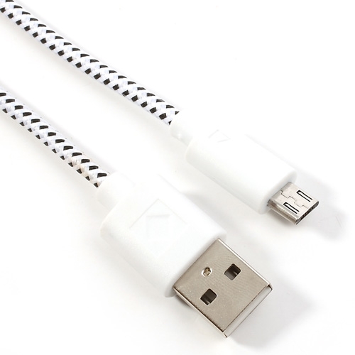 Gadgetknaller - 2 Meter Nylon Micro Usb Kabel Gadgetknaller - 2 Meter Nylon Micro Usb Kabel