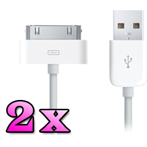 Gadgetknaller - 2 X Kabel voor Ipod en Iphone Gadgetknaller - 2 X Kabel voor Ipod en Iphone