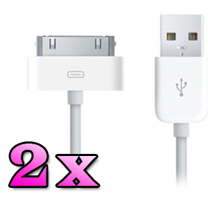 Gadgetknaller - 2x Kabel voor iPod, iPad en iPhone