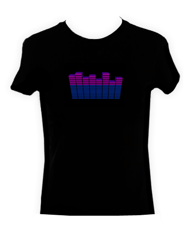 Gadgetknaller - 3D Equalizer T-Shirt Gadgetknaller - 3D Equalizer T-Shirt