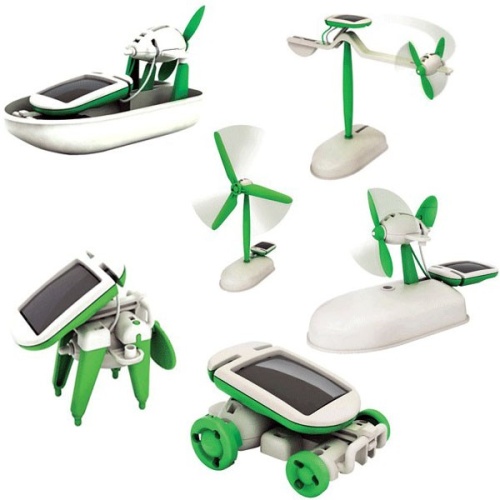 Gadgetknaller - 6 in 1 Solar Robot Kit Gadgetknaller - 6 in 1 Solar Robot Kit