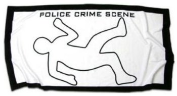 Gadgetknaller - Crime Scene Towel - Kerst Tip! Gadgetknaller - Crime Scene Towel - Kerst Tip!