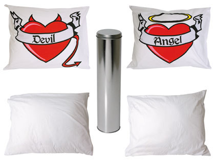 Gadgetknaller - Devil and Angel Pillow Case