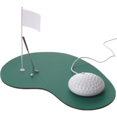 Gadgetknaller - Golf Muis en Muismat Gadgetknaller - Golf Muis en Muismat
