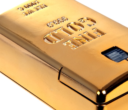 Gadgetknaller - Goudstaaf USB Muis Gadgetknaller - Goudstaaf USB Muis