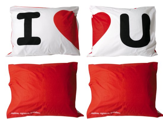 Gadgetknaller - I Love U Kussenslopen Gadgetknaller - I Love U Kussenslopen