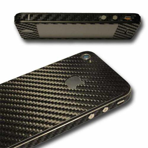 Gadgetknaller - iPhone 4 Carbon Viber Stickers