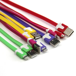 Gadgetknaller - Iphone Lightning 1M Flat Cable Gadgetknaller - Iphone Lightning 1M Flat Cable