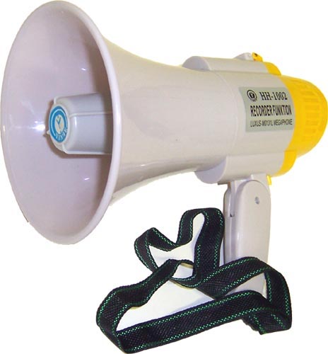Gadgetknaller - Megafoon met geheugen Gadgetknaller - Megafoon met geheugen
