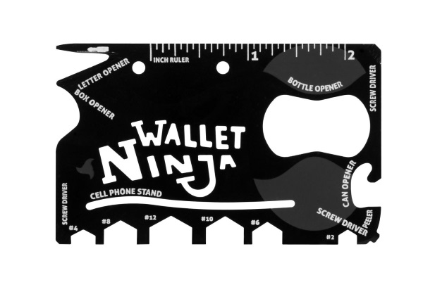 Gadgetknaller - Ninja Wallet Multi Tool Gadgetknaller - Ninja Wallet Multi Tool