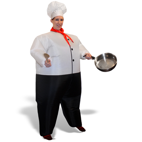 Gadgetknaller - Opblaasbaar Chefkok Pak Gadgetknaller - Opblaasbaar Chefkok Pak