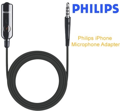 Gadgetknaller - Philips iPhone Microphone Adapter Gadgetknaller - Philips iPhone Microphone Adapter