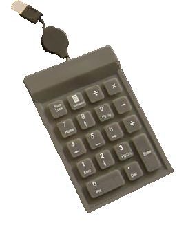 Gadgetknaller - Rubber Numeriek Keyboard Gadgetknaller - Rubber Numeriek Keyboard