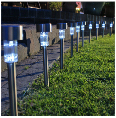 Gadgetknaller - Solar Led Tuinverlichting (Set Van 10)