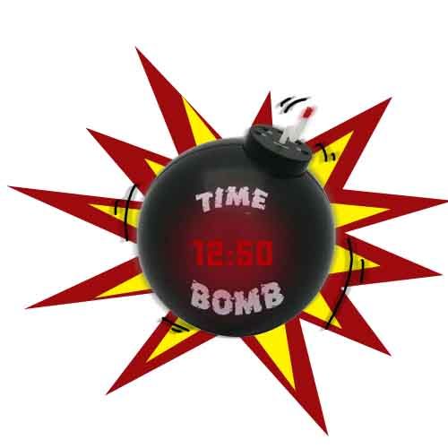 Gadgetknaller - Time Bomb Alarm Clock Gadgetknaller - Time Bomb Alarm Clock