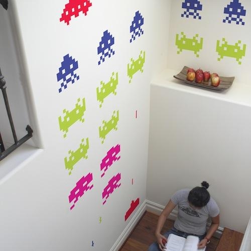Gadgetknaller - Wall Invaders Muurstickers Gadgetknaller - Wall Invaders Muurstickers