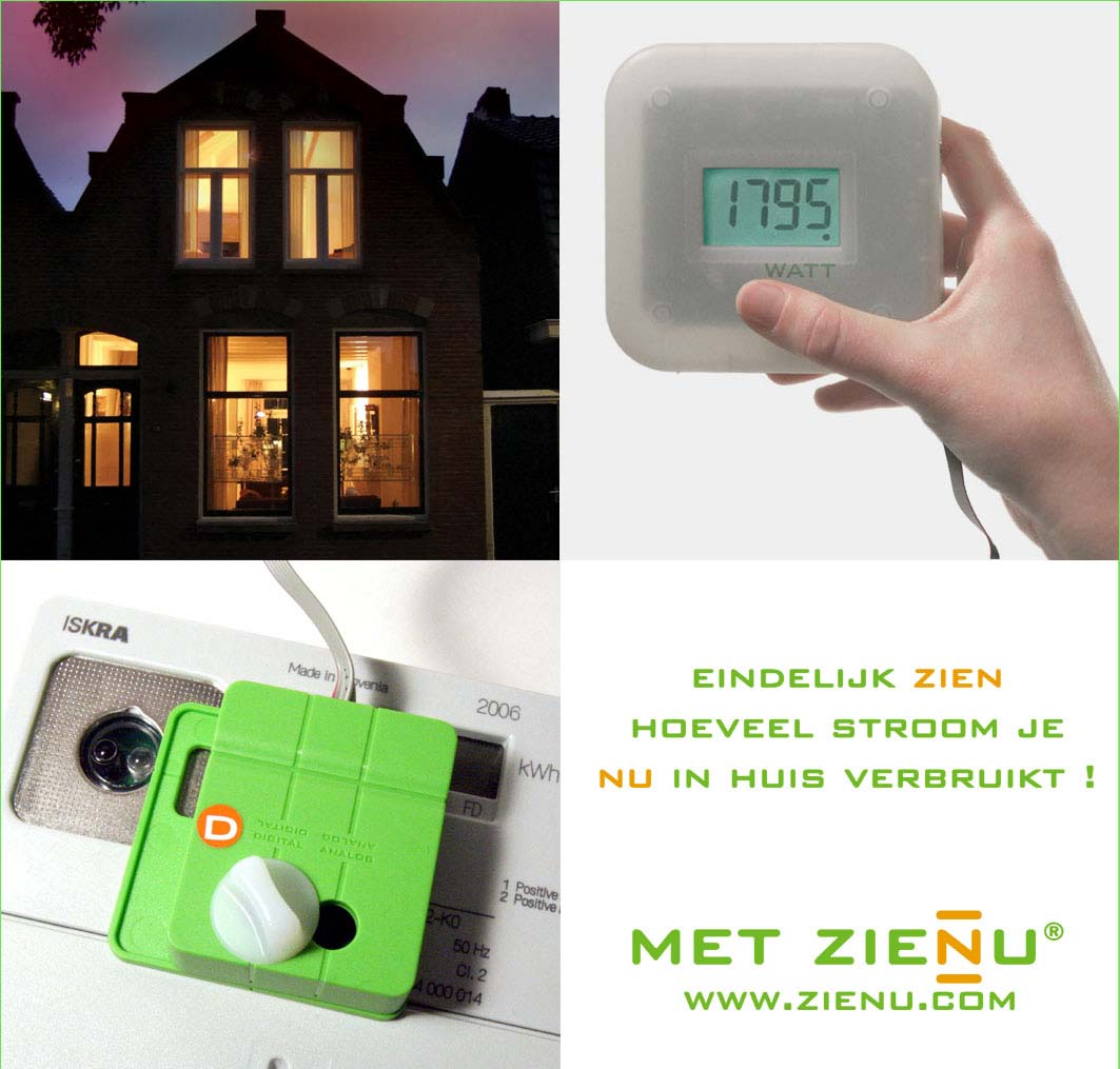 Gadgetknaller - ZIENU Energieverbruiksmeter Gadgetknaller - ZIENU Energieverbruiksmeter