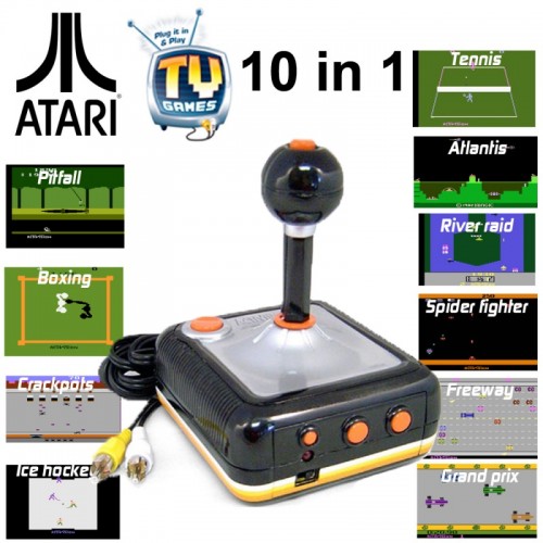 Gave Aktie - 10 ATARI spellen op je TV