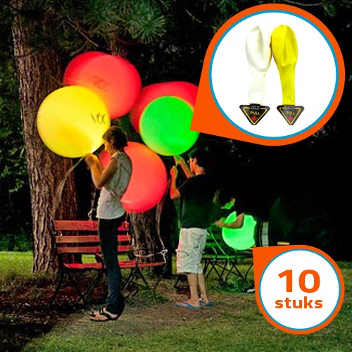 Gave Aktie - 10 led ballonnen