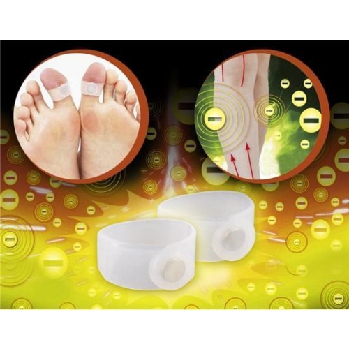 Gave Aktie - 2 Silicone magnetische teenringen Gave Aktie - 2 Silicone magnetische teenringen