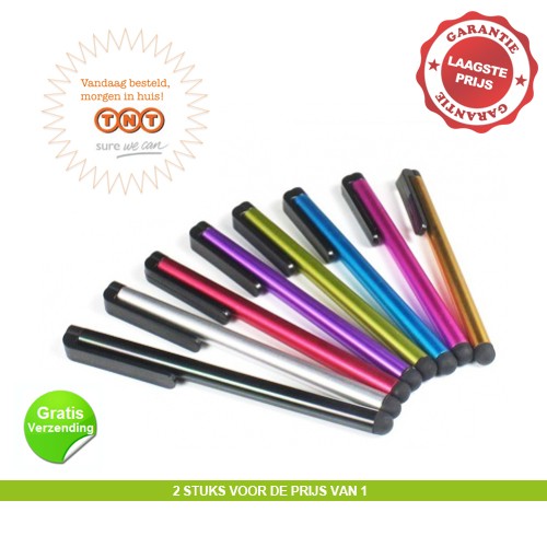 Gave Aktie - 2 Stylus pennen voor je iPhone, iPad of alle andere merken met een touchscreen Gave Aktie - 2 Stylus pennen voor je iPhone, iPad of alle andere merken met een touchscreen